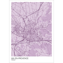 Load image into Gallery viewer, Map of Aix-en-Provence, France