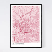Load image into Gallery viewer, Aix-en-Provence City Map Print