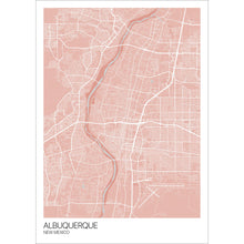 Load image into Gallery viewer, Map of Albuquerque, New Mexico