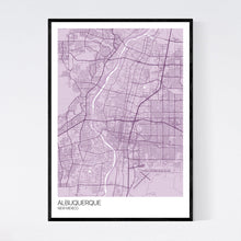 Load image into Gallery viewer, Albuquerque City Map Print