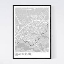 Load image into Gallery viewer, Alcalá de Henares City Map Print