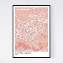 Load image into Gallery viewer, Alcalá de Henares City Map Print