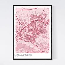 Load image into Gallery viewer, Alcalá de Henares City Map Print