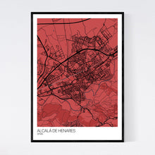 Load image into Gallery viewer, Alcalá de Henares City Map Print
