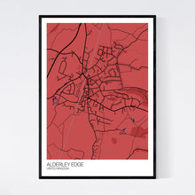 Load image into Gallery viewer, Alderley Edge Town Map Print