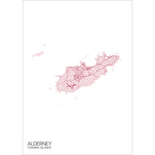 Load image into Gallery viewer, Map of Alderney, Channel Islands
