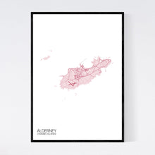 Load image into Gallery viewer, Map of Alderney, Channel Islands