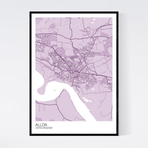 Map of Alloa, United Kingdom