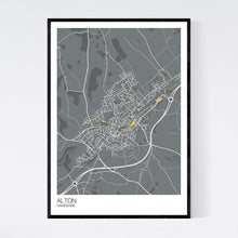 Load image into Gallery viewer, Alton Town Map Print