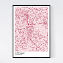 Load image into Gallery viewer, Altrincham City Map Print