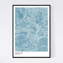 Load image into Gallery viewer, Amadora City Map Print