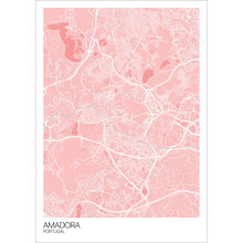 Load image into Gallery viewer, Map of Amadora, Portugal