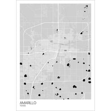 Load image into Gallery viewer, Map of Amarillo, Texas