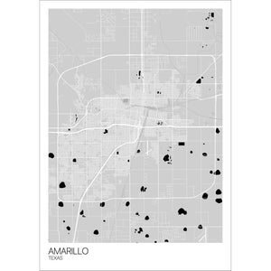 Map of Amarillo, Texas