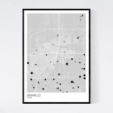 Load image into Gallery viewer, Map of Amarillo, Texas