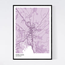 Load image into Gallery viewer, Ambleside Town Map Print