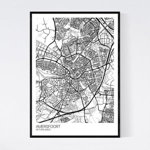 Amersfoort City Map Print