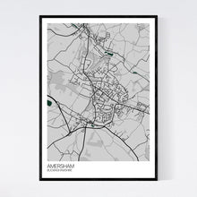 Load image into Gallery viewer, Amersham Town Map Print