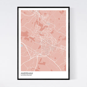 Map of Amersham, Buckinghamshire