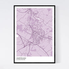 Load image into Gallery viewer, Amersham Town Map Print