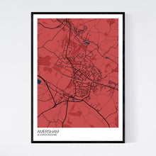 Load image into Gallery viewer, Amersham Town Map Print
