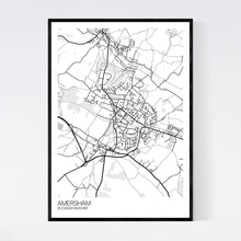Load image into Gallery viewer, Amersham Town Map Print