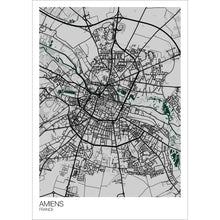 Load image into Gallery viewer, Map of Amiens, France