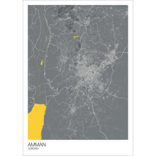 Load image into Gallery viewer, Map of Amman, Jordan