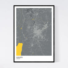 Load image into Gallery viewer, Map of Amman, Jordan