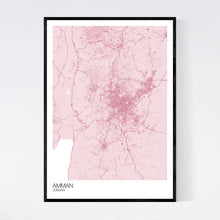 Load image into Gallery viewer, Amman City Map Print