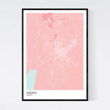 Load image into Gallery viewer, Amman City Map Print