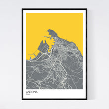 Load image into Gallery viewer, Ancona City Map Print