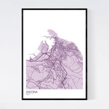 Load image into Gallery viewer, Ancona City Map Print