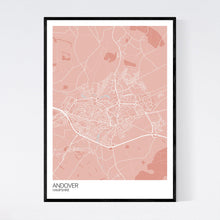 Load image into Gallery viewer, Andover Town Map Print