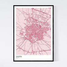 Load image into Gallery viewer, Andria City Map Print