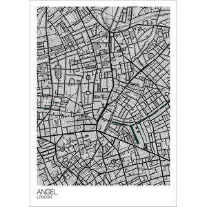 Map of Angel, London
