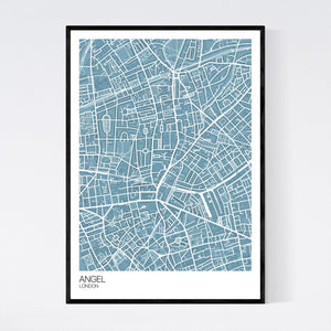 Angel Neighbourhood Map Print