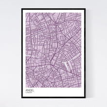 Load image into Gallery viewer, Angel Neighbourhood Map Print