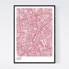 Load image into Gallery viewer, Angel Neighbourhood Map Print