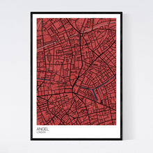 Load image into Gallery viewer, Angel Neighbourhood Map Print