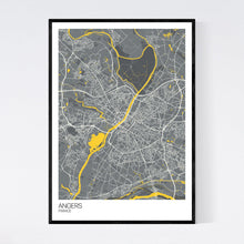 Load image into Gallery viewer, Angers City Map Print