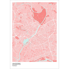 Load image into Gallery viewer, Map of Angers, France