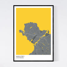 Load image into Gallery viewer, Anglesey Island Map Print