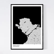 Load image into Gallery viewer, Anglesey Island Map Print