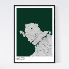 Load image into Gallery viewer, Anglesey Island Map Print