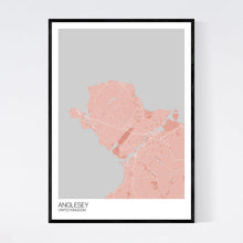 Load image into Gallery viewer, Anglesey Island Map Print