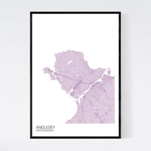 Load image into Gallery viewer, Anglesey Island Map Print