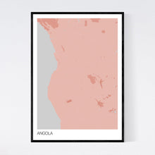 Load image into Gallery viewer, Angola Country Map Print
