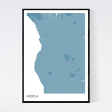 Load image into Gallery viewer, Angola Country Map Print
