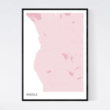 Load image into Gallery viewer, Angola Country Map Print